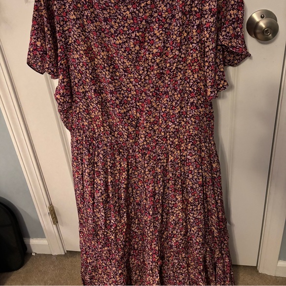 Sundance Floral Drape Sleeve Dress - Picture 4 of 4